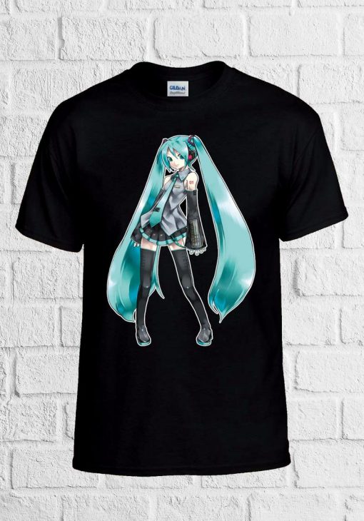 Vocaloid Miku Hatsune Anime Manga T Shirt