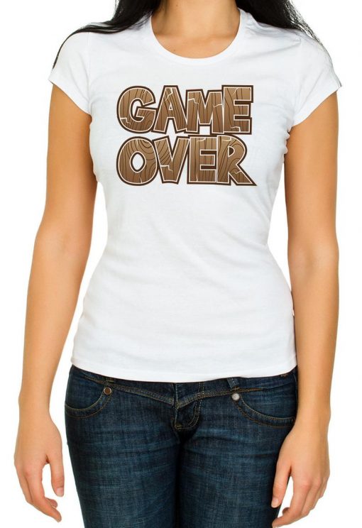 Game over design T shirts
