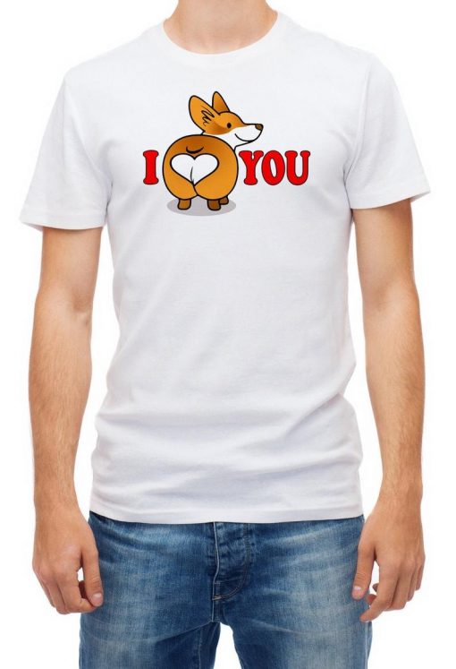 I love you dog t shirt