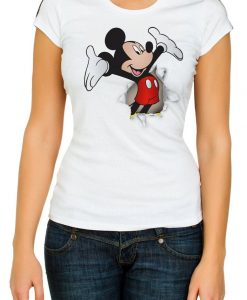 Mickey Mouse Torn Effect Tshirts