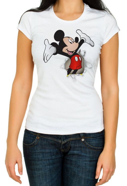 Mickey Mouse Torn Effect Tshirts