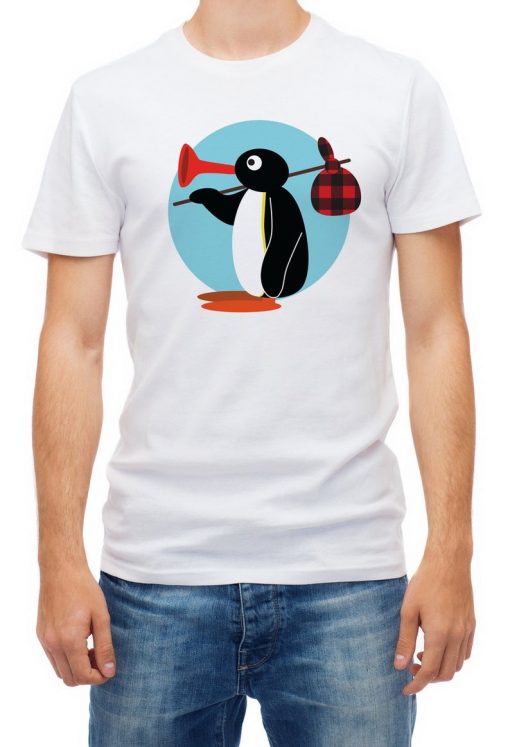 Plain Design Pingu Noot Noot Funny Shirt