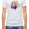 Torn effect Popeye funny Men T Shirt