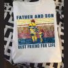 Father And Son Best Friend For Life Vintage Firefighter T-shirt