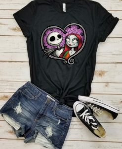 Heart Jack and Sally -Tshirt