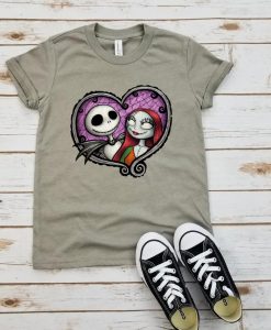 Heart Jack and Sally - Youth tshirts