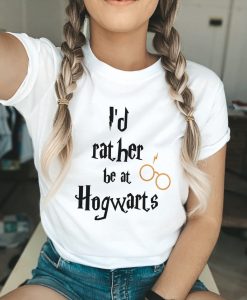 I rather be at Hogwarts' Graphic T-Shirt