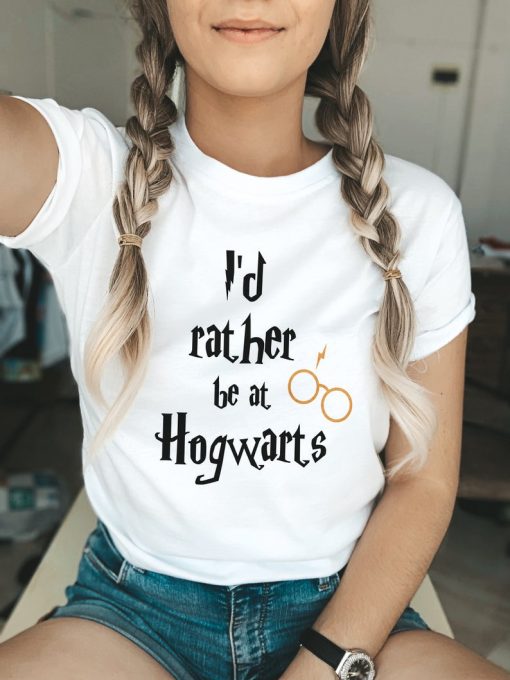 I rather be at Hogwarts' Graphic T-Shirt