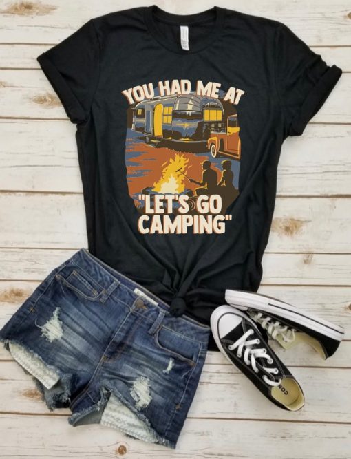 Les't Go Camping - Tshirt