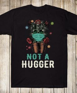 Not A Hugger Thorn Skull Medical Mask Funny Tshirt