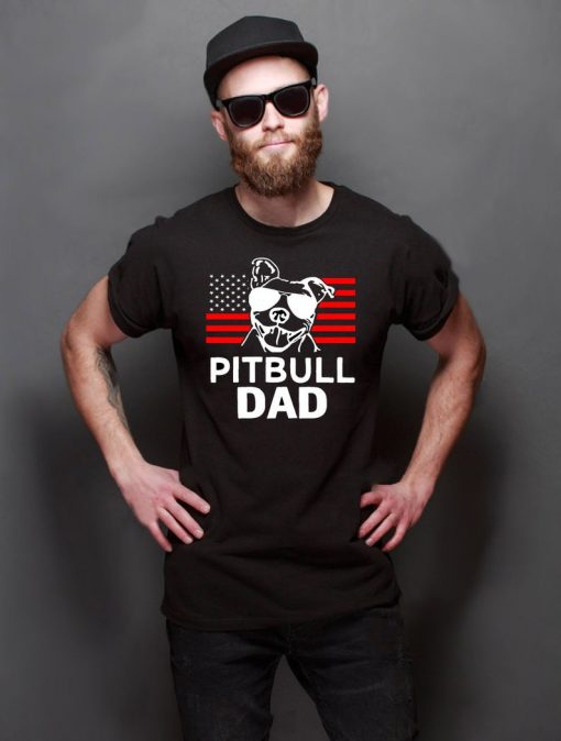 Pitbull dad' Graphic T-shirt