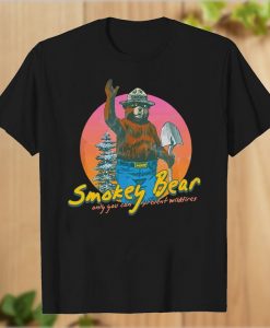 Smokey Bear Only You Can Prevent Wildfires Retro Shirt