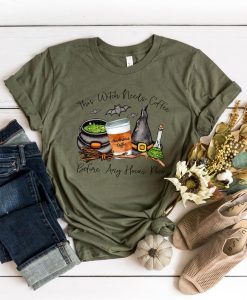 This Witch Needs Coffee halloween t shirt