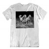 Unisex Wild White Horses Short Sleeve T-Shirt