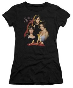 Charmed Original Three Woman's Black Shirts