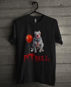 Clown Pitbull Halloween T Shirt