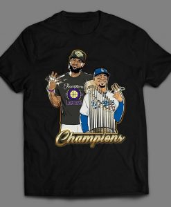LOS ANGELES CITY Of Champions Lebron and Mookie High Quality Shirt