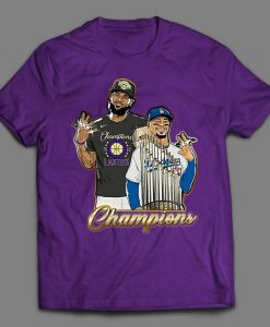 LOS ANGELES CITY Of Champions Lebron and Mookie High Quality Shirts