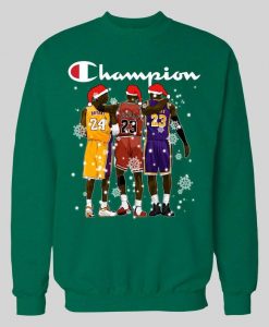 MICHAEL JORDAN KB Lebron Pass It On Basketball Christmas SweatShirt