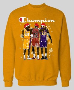 MICHAEL JORDAN KB Lebron Pass It On Basketball Christmas SweatShirts