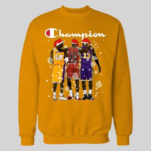 MICHAEL JORDAN KB Lebron Pass It On Basketball Christmas SweatShirts