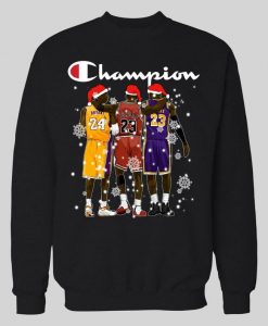 MICHAEL JORDAN KB Lebron Pass It On Basketball Christmas black SweatShirt