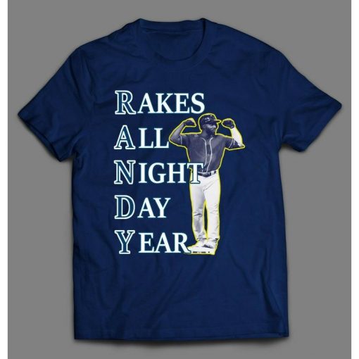 RANDY AROZARENA RAKES Alcs Tampa Bay All Night Day Year Tampa Stable Shirt