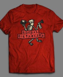 SOCIAL DISTANCING DISTORTION Punk Rock Parody Shirts