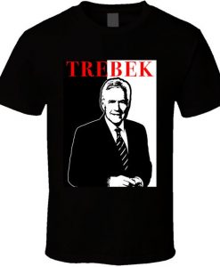 Alex Trebek Jeopardy Host Game Show TV Star T Shirt