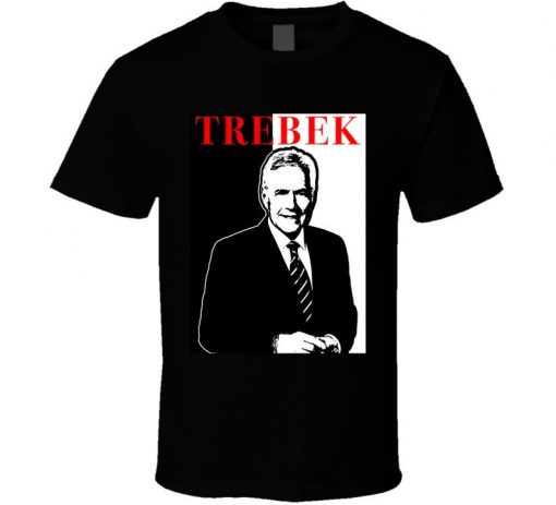 Alex Trebek Jeopardy Host Game Show TV Star T Shirt