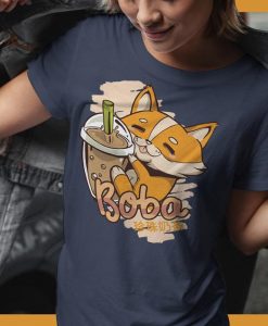 Bubble Tea Corgi Tshirt