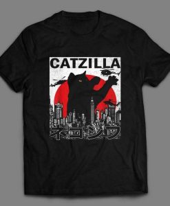 CATZILLA FUNNY CAT Lover Quality Shirt