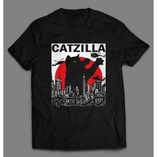 CATZILLA FUNNY CAT Lover Quality Shirt