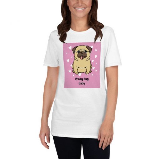 CRAZY PUG LADY Women's T-shirt