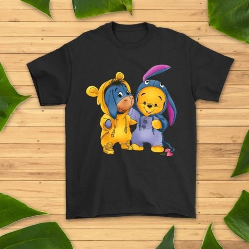 Christmas Gift Best Friends Trade Costumes Pooh And Eeyore Winnie The Pooh Best Friends Unisex T Shirt