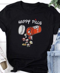 Christmas Gift Happy Pills Snoopy Shirt