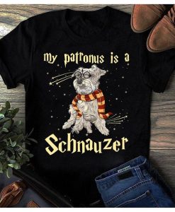 Christmas Gift My Patronus Is A Schnauzer Dog Lover Unisex T Shirt