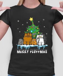 Christmas Tree Merry Fluffmas Shirt