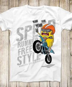 Cool Monster Riding Motorcycle t shirt