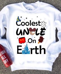 Disney Mickey Coolest Uncle On Earth Castle Disneyland sweatshirt