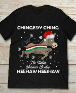 Dominick The Donkey Chingedy Ching The Italia Black T Shirt