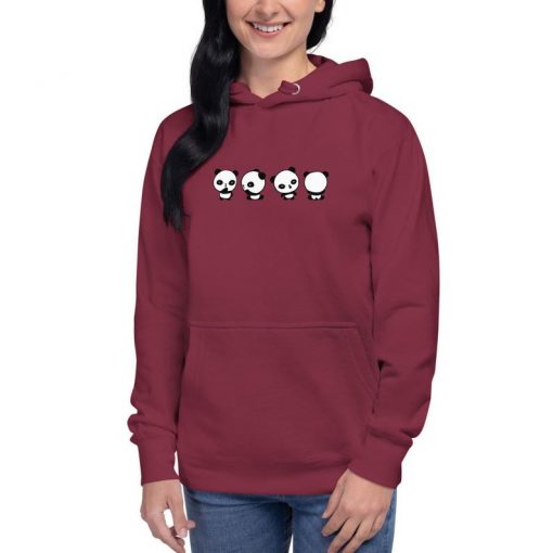 Four Little Panda Hoodie