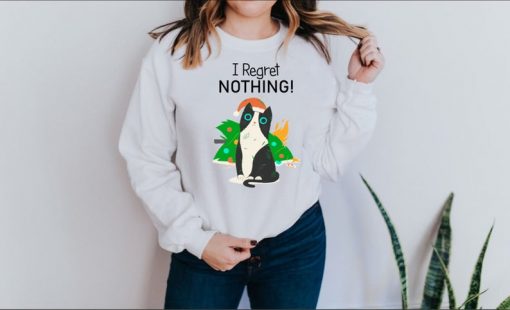 Funny Christmas Cat Sweatshirt