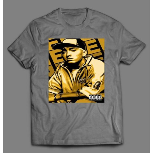 GOLD ALBUM COVER Slim Shady Rap Shirt