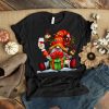 Gnome Wine Christmas Ladies Shirt