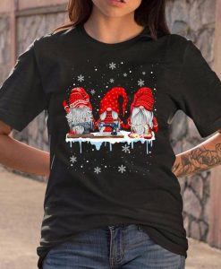 Gnomes Christmas Sewing Machine Shirt