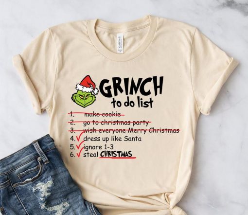 Grinch Daily Schedule Shirt