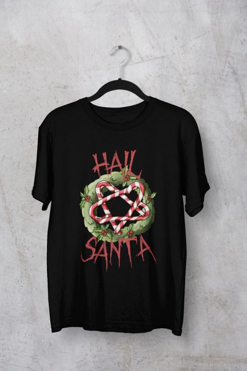 Hail Santa Christmas Gothic T-shirt