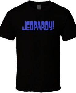 Jeopardy Game Show Alex Trebek Trivia Logo Tv T Shirt