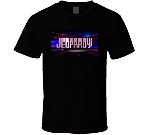 Jeopardy Logo Tv Game Show Trivia Classic Alex Trebek T Shirt